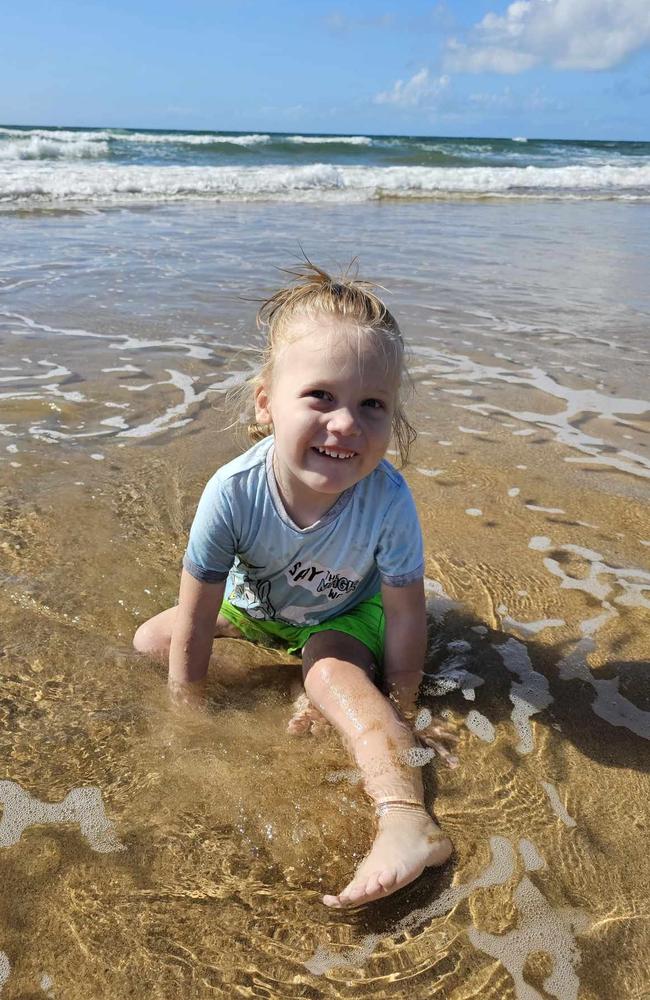 Two year old Alfie Dewbery has been named as Bundaberg's Cheekiest Toddler.