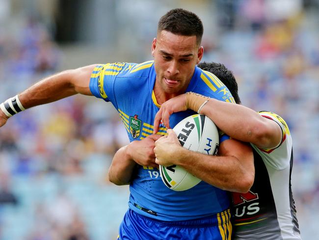 Corey Norman starred for the Eels against the Panthers. pic Mark Evans