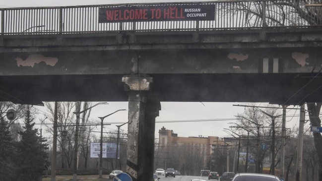 Russian forces will be left in no doubt that they are not welcome in the city. Picture: Jack Hill/The Times