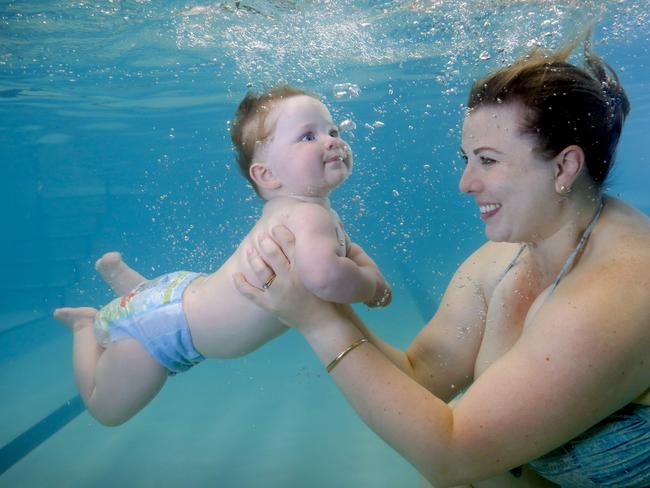 Some swim schools are struggling to keep up with demand. Picture: Alex Coppel