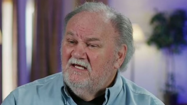 Thomas Markle during an interview with 60 Minutes. Picture: Nine Network