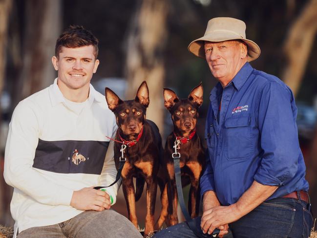 Australian boxing champion Mitch Leek bought the top dog and pup from breeder Paul Macphail.