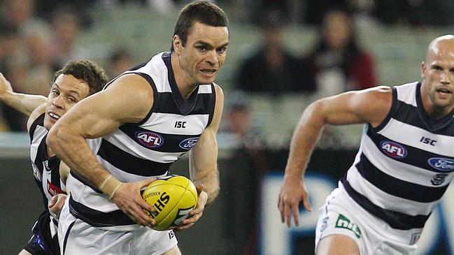 Matthew Scarlett dominated for Geelong.