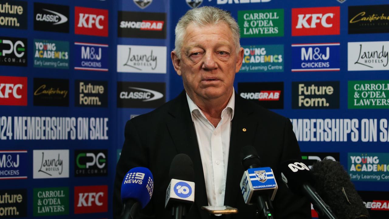 Phil Gould backed Josh Addo-Carr at the time, but inconsistencies in his story angered the club. Picture: NewsWire / Gaye Gerard