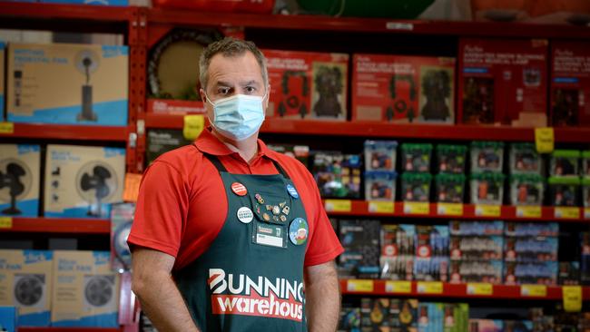 Bunnings boss Michael Schneider has overseen a restructure of his merchandising teams and held the first mass-meeting of suppliers since Covid-19 began as the retailer sets its targets for growth opportunities. Picture: Andrew Henshaw