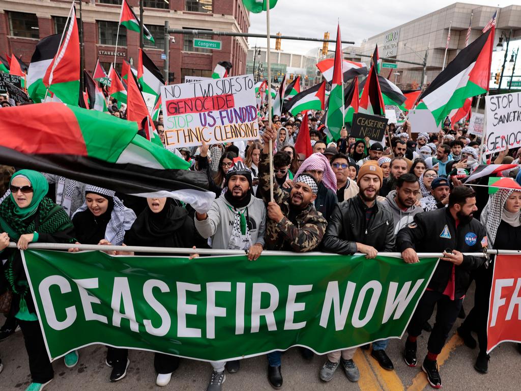 Demonstrators across the globe are calling for an immediate ceasefire.