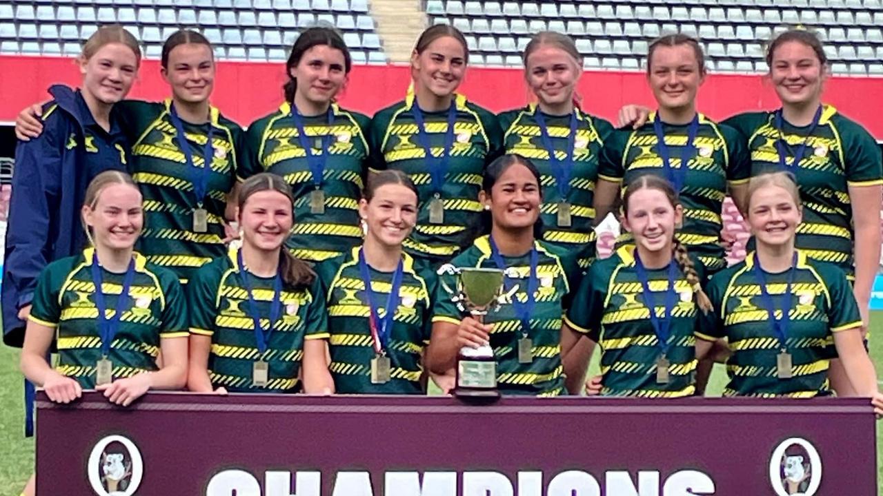 Darling Downs under-15 girls rugby sevens team write name into history ...