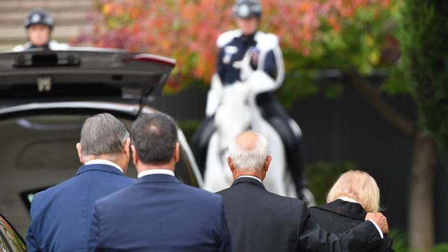 Mourners at the service. Picture: David Mariuz/AAP