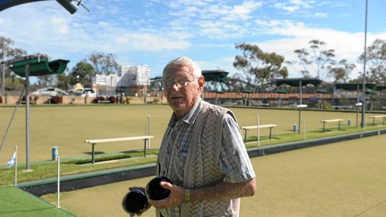 BOWLED OVER: Bundaberg Bowls Club president John Clough is ecstatic, as the club's refurbishments have already shown huge improvements and he is confident these changes will create a better environment for the community. Picture: Rhylea Millar