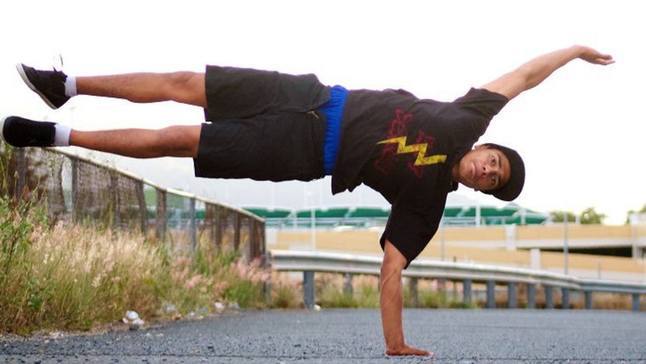 Jillibalu Riley learned breakdancing and other contemporary dance at high school. Picture: supplied