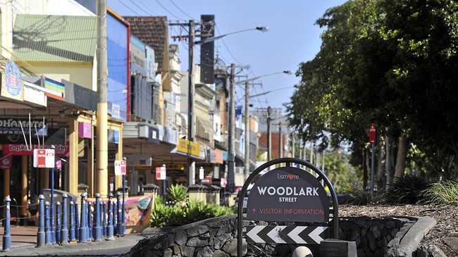 The Lismore CBD has improved since the flood. Picture: Kate O'Neill