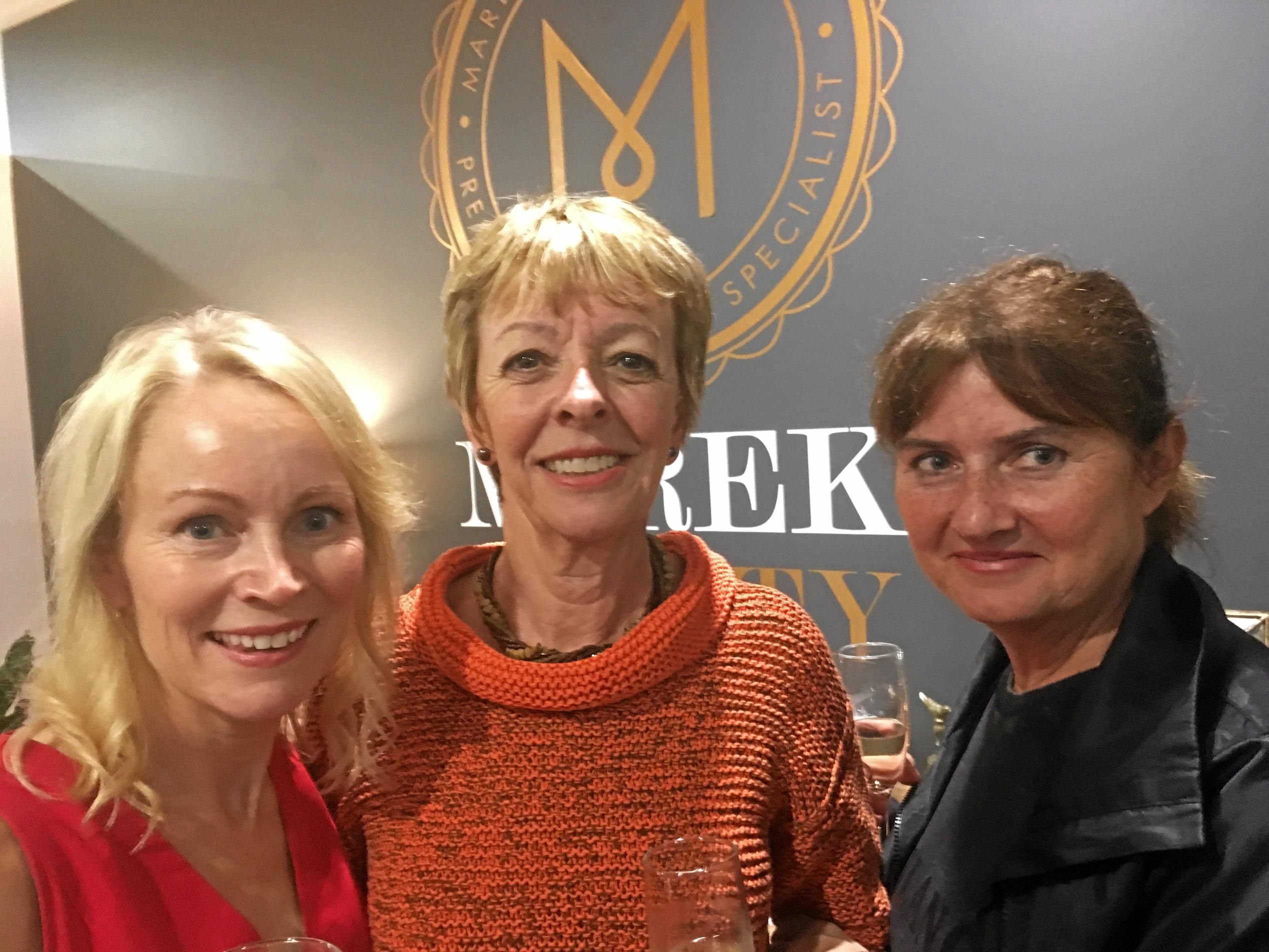 Joanne Marek, Alexa Parker and Marie-Helene Lawson? at the launch of the new Marek Realty office in Noosaville. Picture: Erle Levey