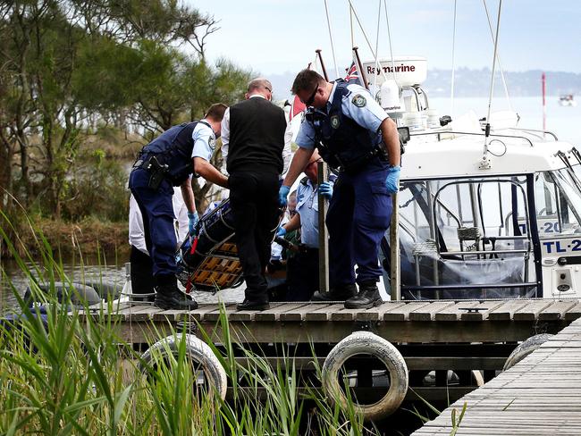 Bodies of two fishermen were recovered in 2016. The men were last seen prawn fishing in The Entrance Channel. Picture: Sue Graham