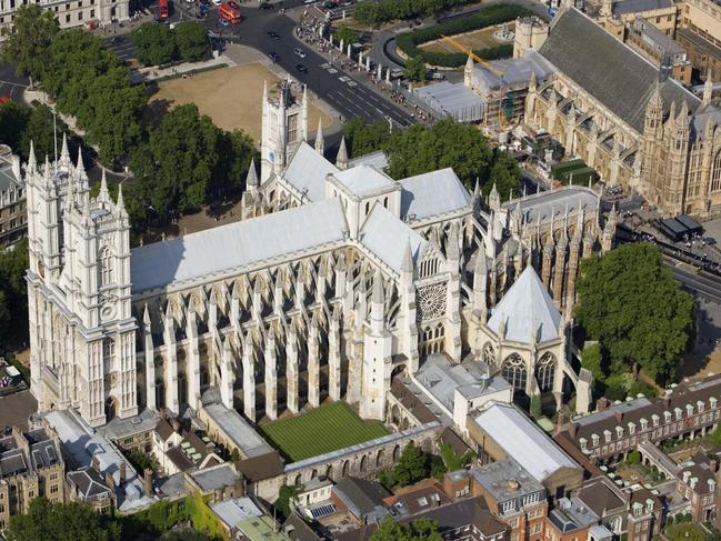 London’s Westminster Abbey where the Queen’s funeral will take place. Picture: English Heritage/Heritage Images/Getty Images.