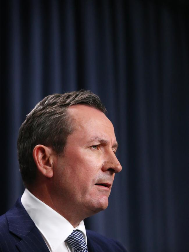 WA Premier Mark McGowan. Picture: Jackson Flindell