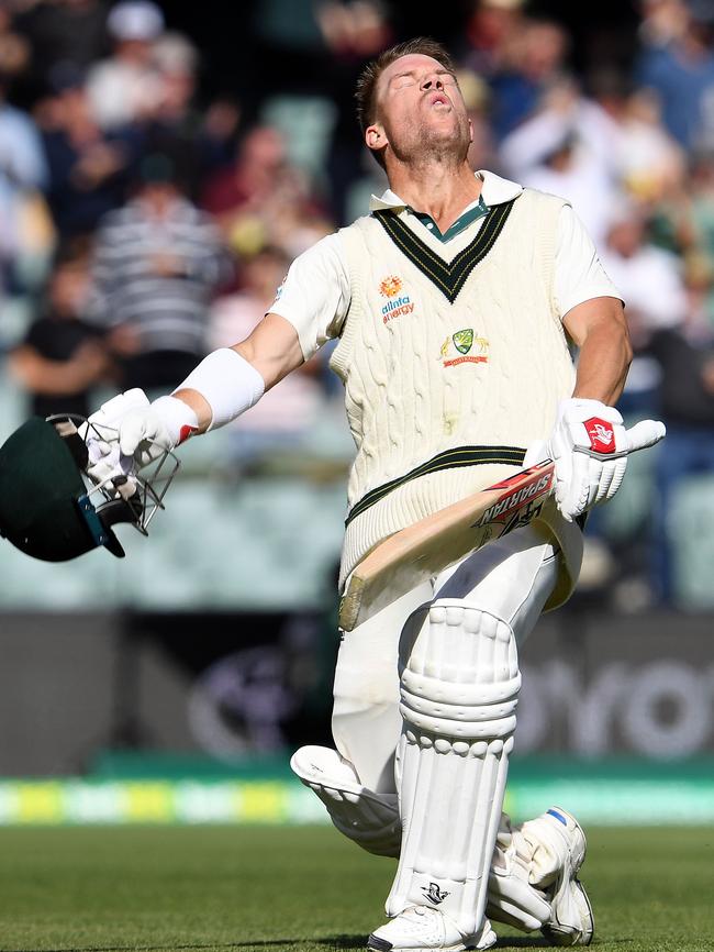 David Warner. Picture: William West/AFP