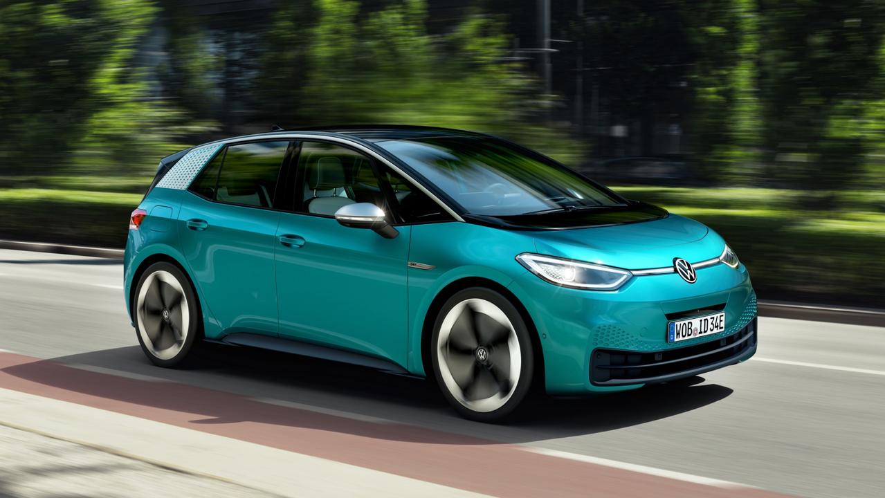 The Volkswagen ID.3 won’t arrive in Australia until at 2022 at the earliest.