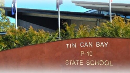 Tin Can Bay State School parents are confused and angry after a screenshot spreading misinformation about their children being vaccinated was shared on social media.