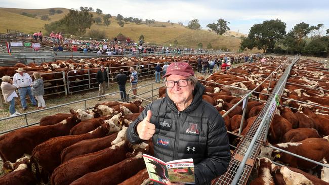 Ensay Hereford sale, Ensay, Kevin Sheedy, Picture Yuri Kouzmin