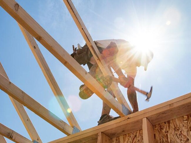 An extra 34,750 people were working in building construction this August compared to last. Picture: iStock