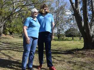 Friends Who Care members Denis Barnier and Rosemary Munro have donated two more beds to the Grafton Palliative Care unit. Picture: Jenna Thompson