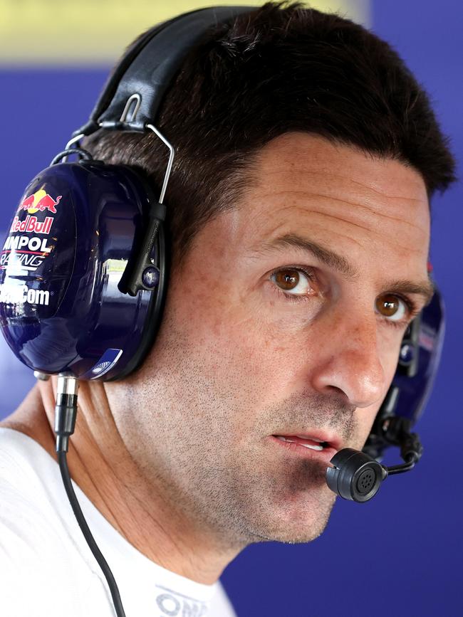 Whincup looks on during practice for the Great Race. Picture: Getty Images