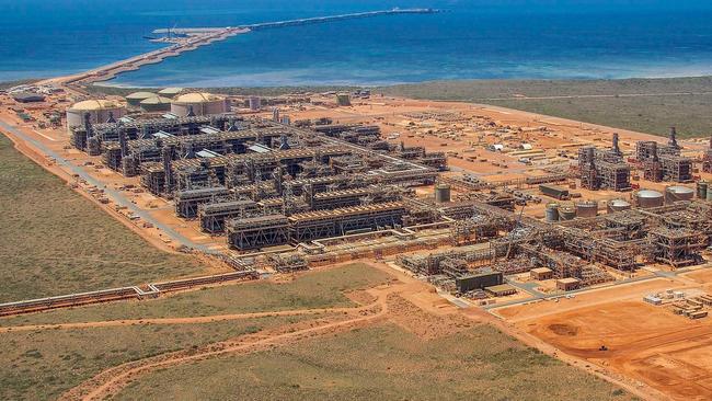 Chevron's Gorgon LNG project in Western Australia.