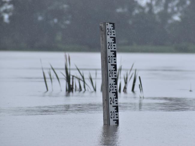 The Clarence River exceeded the 2.1m minor flood level at Grafton in the early afternoon on Wednesday, 16th December, 2020. Photo Bill North / The Daily Examiner