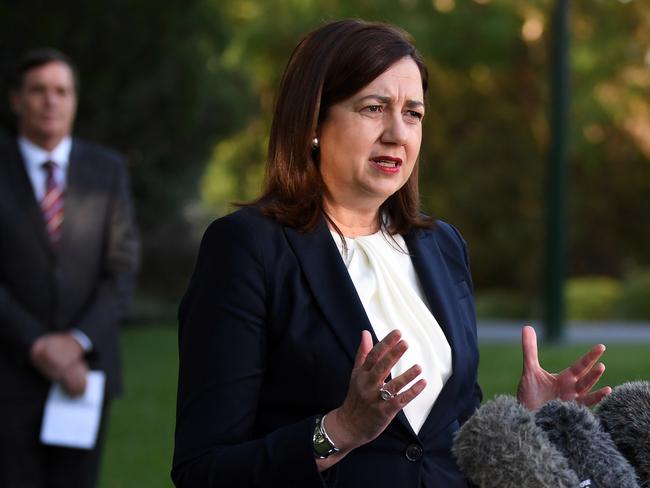 Queensland Premier Annastacia Palaszczuk said opening up regions will depend on the number of people in quarantine in those areas. Photo: AAP Image/Dan Peled