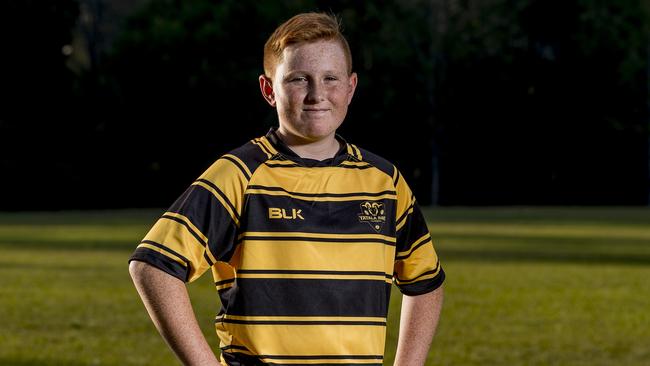 Yatala Rams Junior Rugby Union Club members. Bailey Johnston, 13. Picture: Jerad Williams