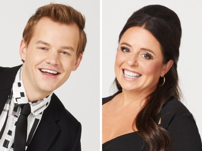 Joel Creasey and Myf Warhurst.