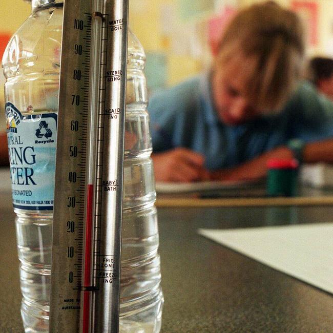 A teacher has allegedly had no sympathy as mercury rises in the classroom. (File picture)