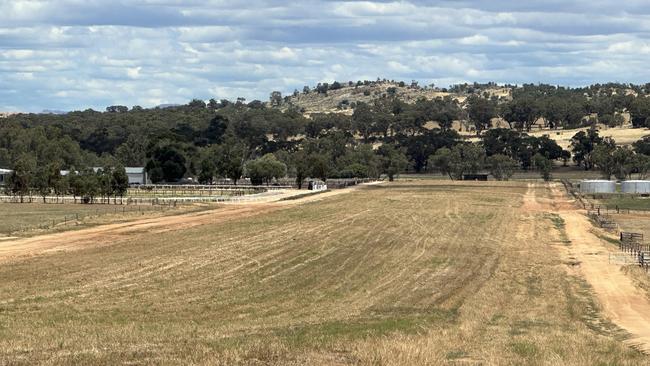 A turf track nears completion at Trevenson Park. Picture: Supplied