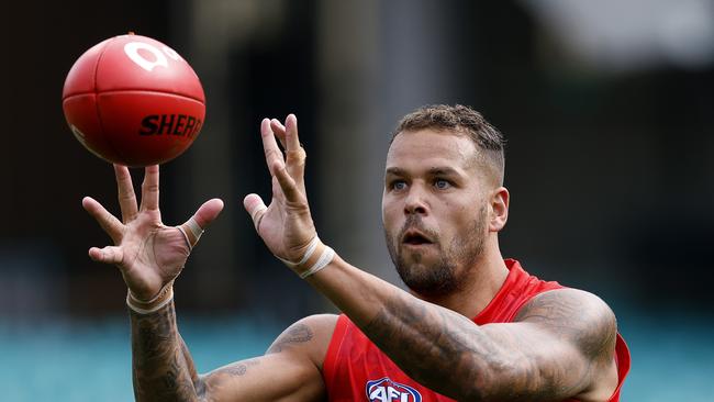 Lance “Buddy” Franklin is among Indigenous celebrities to be recruited to support the Yes campaign. Picture: Phil Hillyard