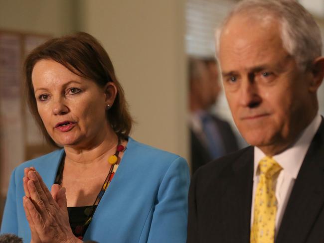 Sussan Ley and Prime Minister Malcolm Turnbull