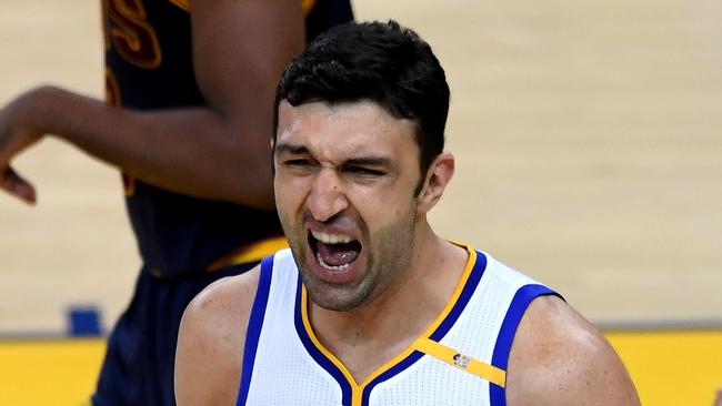 Zaza Pachulia of the Golden State Warriors.