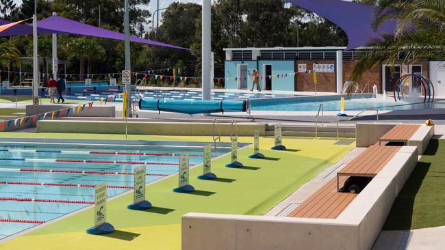 On your marks: The Olympic sized pool. Picture: Monique Harmer