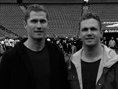 Joel Selwood's tribute to his brother Adam on Instagram.