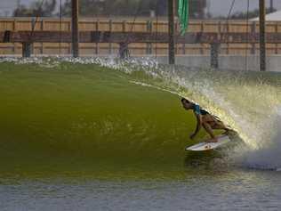 Sunshine Coast surfing identities say the region can become a breeding ground for world champions, like Julian Wilson in action here, if the Kelly Slater Surf Ranch proposal is given the green light.