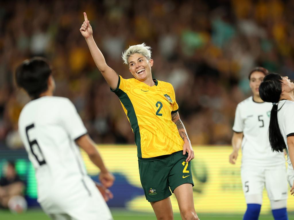 Michelle Heyman has enjoyed a career revival – forcing her way back into the Matildas lineup. Picture: Getty