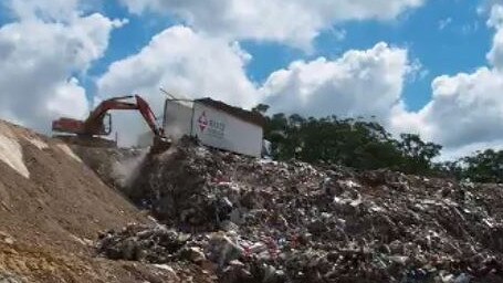 Ms Trad said the new waste levy was designed to stop people dumping rubbish in Queensland from NSW.