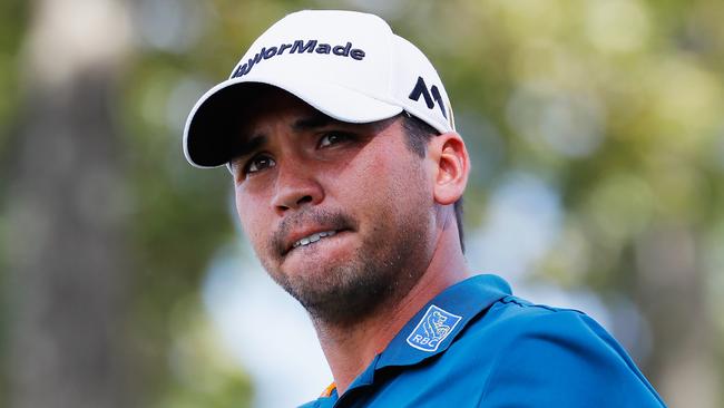 Jason Day during the second round of The Barclays at Bethpage Black.