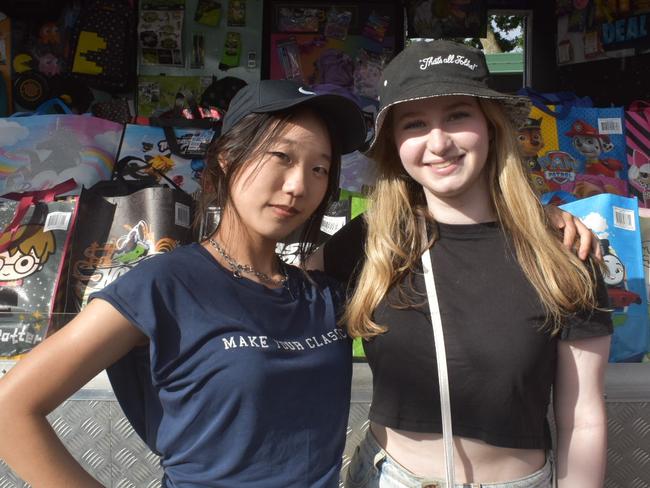 Hana Kim and Danielle Despot at the 151st Ipswich Show on May 17, 2024. Picture: Grace Koo