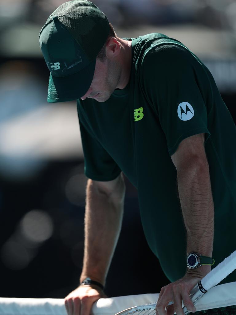 Players including Tommy Paul have been left confused by the absence of automatic let detection devices at the Australian Open. Picture: Clive Brunskill / Getty Images