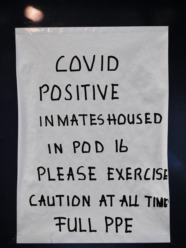 An inside look into Silverwater Jail in Sydney during the COVID-19 pandemic. Picture: Sam Ruttyn