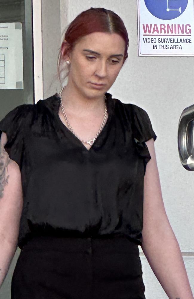 Jodeci-Leigh Flynn, 26, fronted Rockhampton District Court and pleaded guilty to one count each of supplying drugs in a prison, possessing restricted drugs, possessing property suspected to have been used in a crime and possessing an S4 medicine.