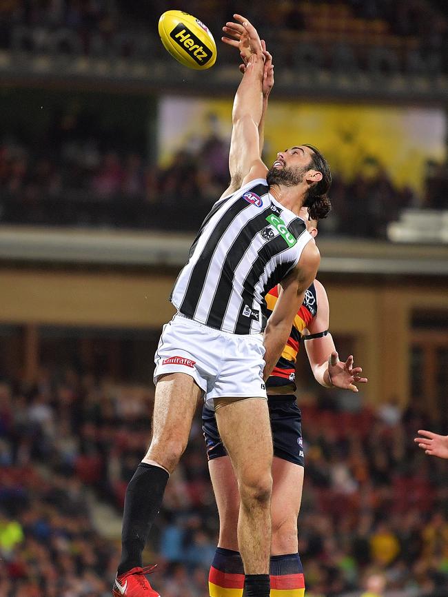 Brodie Grundy is running hot. Pic: Getty Images