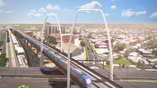 Melbourne airport rail renders\Ballarat Rd