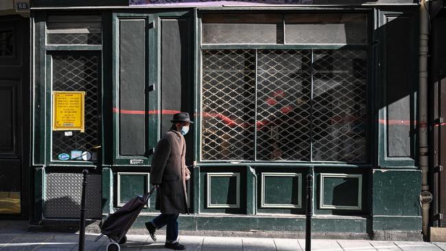 Renewed pandemic lockdowns in Europe have taken the heat out of travel stocks. Picture: AFP