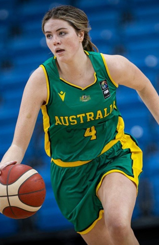 Newcastle's Saffron Shiels to headline the Country Junior Cup. Photo Newcastle Basketball Facebook.